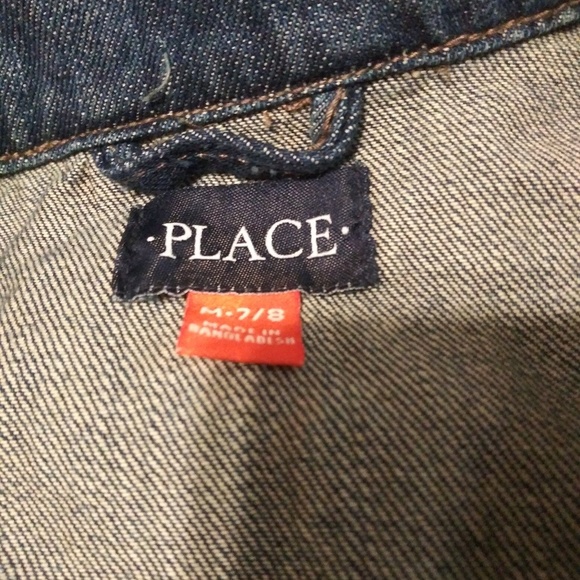 Children's Place boys jean jacket size M7/8 - Picture 5 of 8